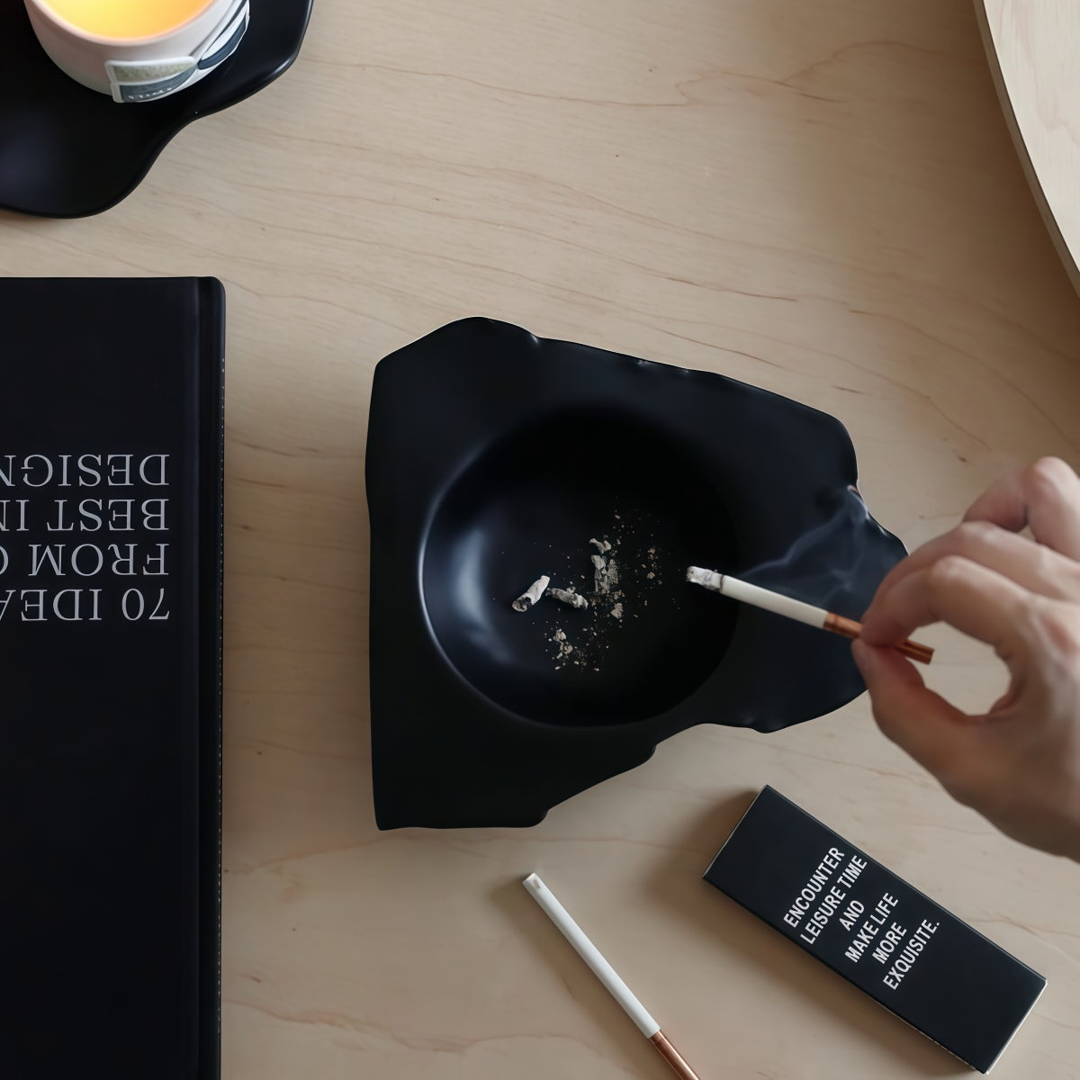 Ashtray - Nordic Minimalist Wabi-Sabi Style Niche Design Decorative Piece