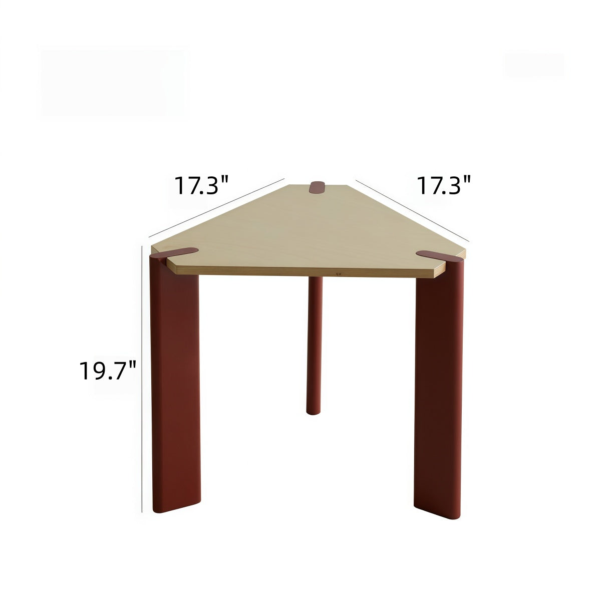 Movable Marine-grade Plywood Coffee Side Table for Small-space Sofas