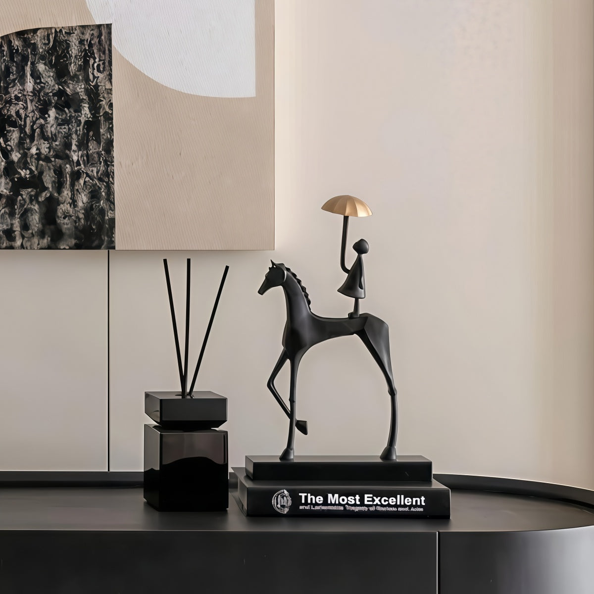 Minimalist Modern Horse Decorative Piece