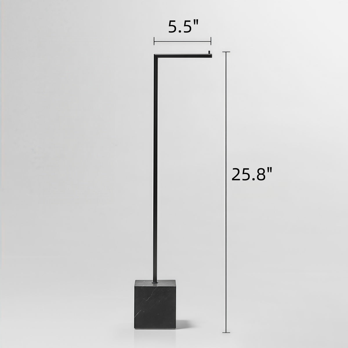 Free Standing Towel Rack - Elegant Marble-Inspired Stainless Steel Design