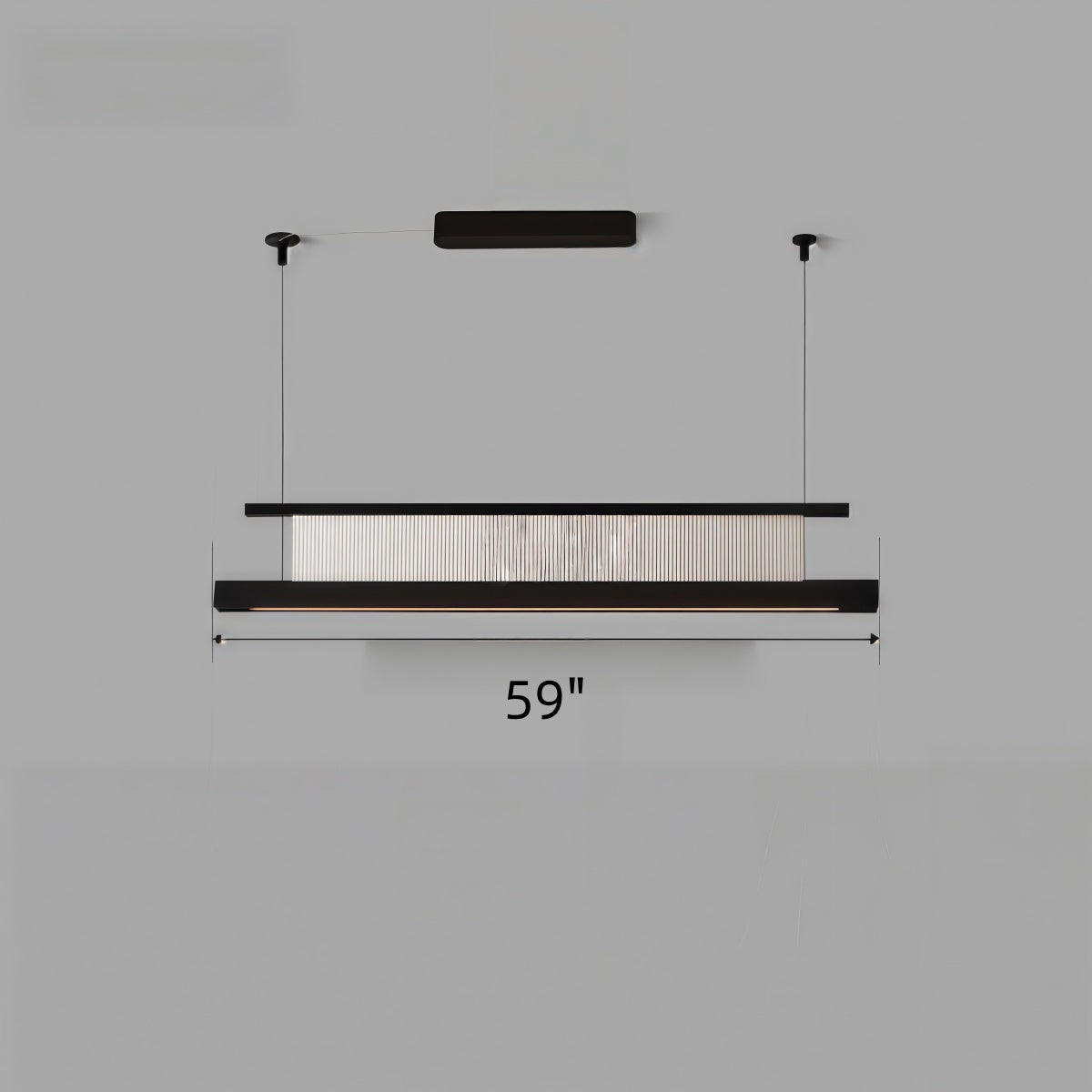 Modern Italian-style Minimalist Artistic Linear Pendant Light For Restaurant Bars