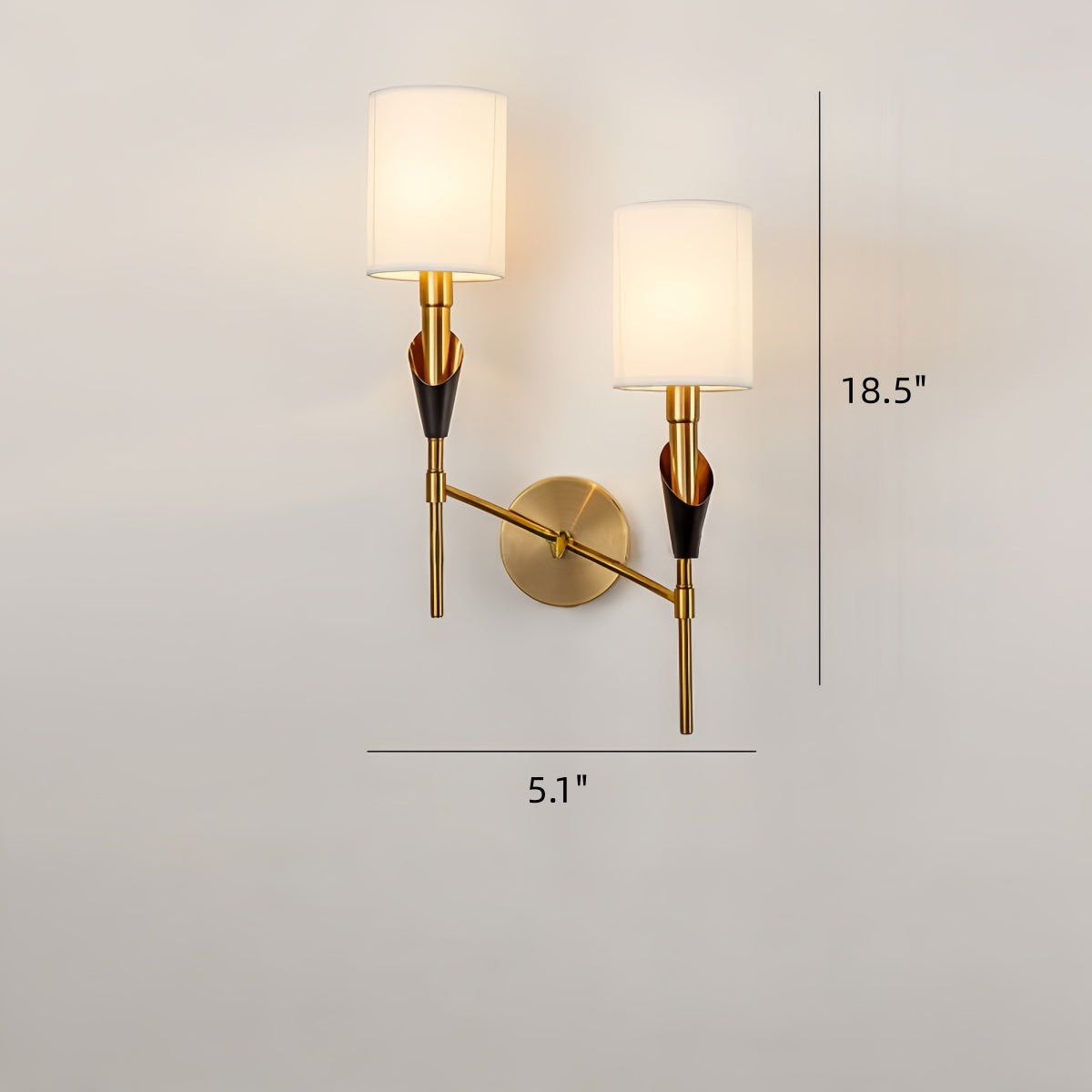 Postmodern Nordic Style Light Luxury Retro Hallway Bedroom Lighting Bedside Lamp Living Room Background Wall Lamp