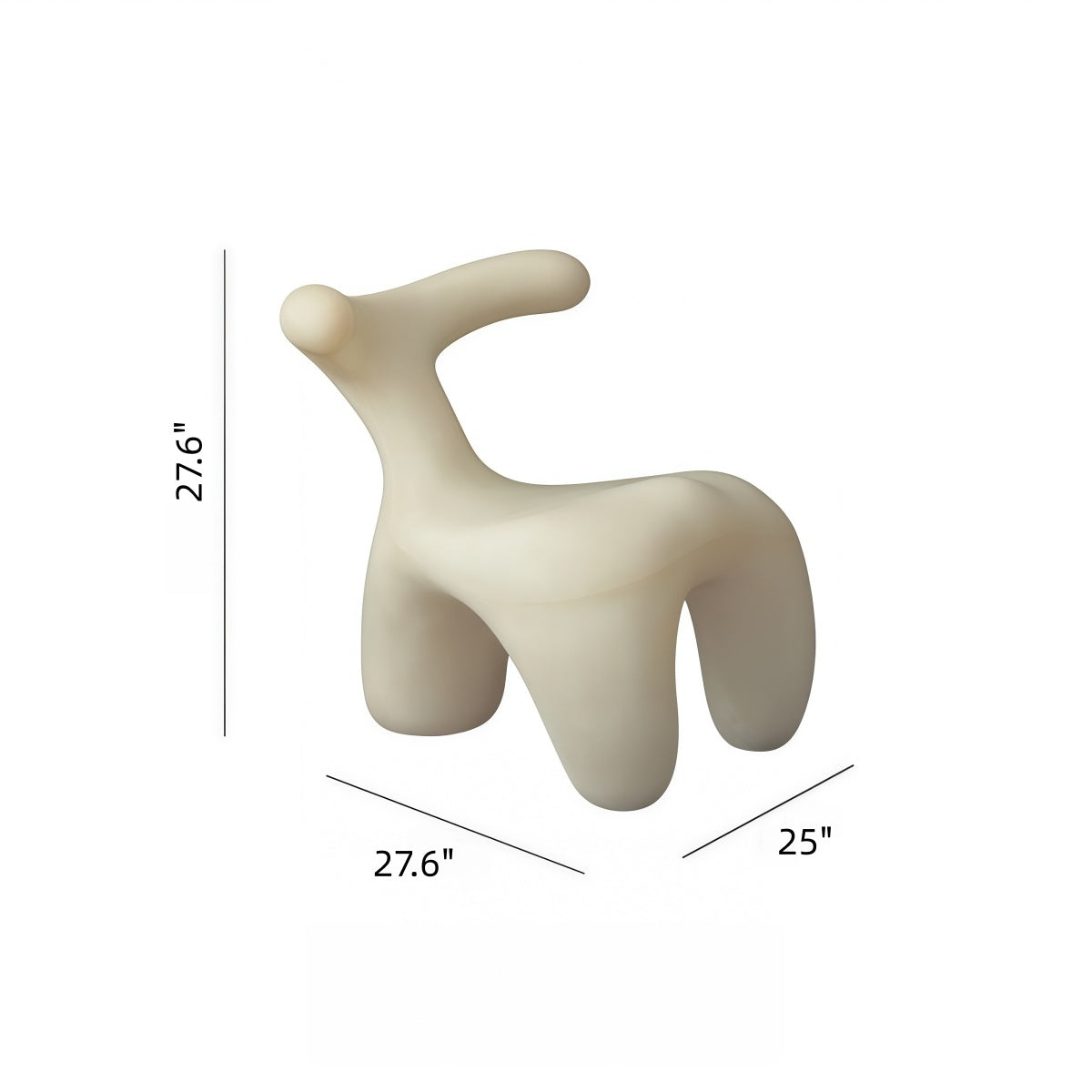 Snail-Shaped Coffee Table Wabi-Sabi Style Art Sculpture Irregularly Shaped Coffee Table Fiberglass
