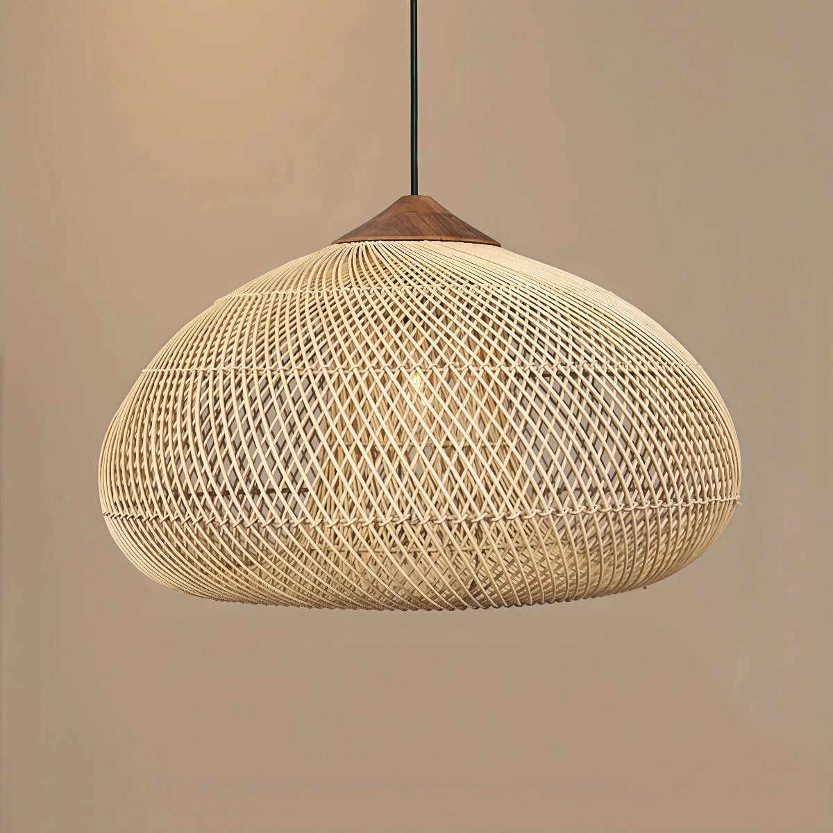 Rattan Pendant Light | Vintage Wabi-Sabi Style
