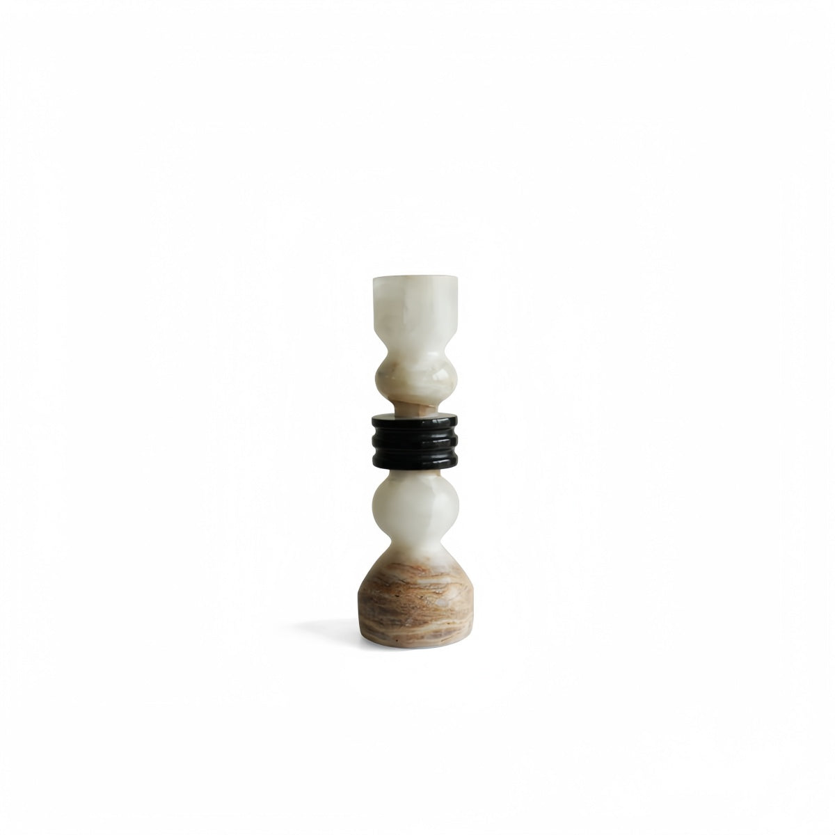 Vintage Candlestick Ornament Jade High-End Creative Living Room And Dining Table Decoration