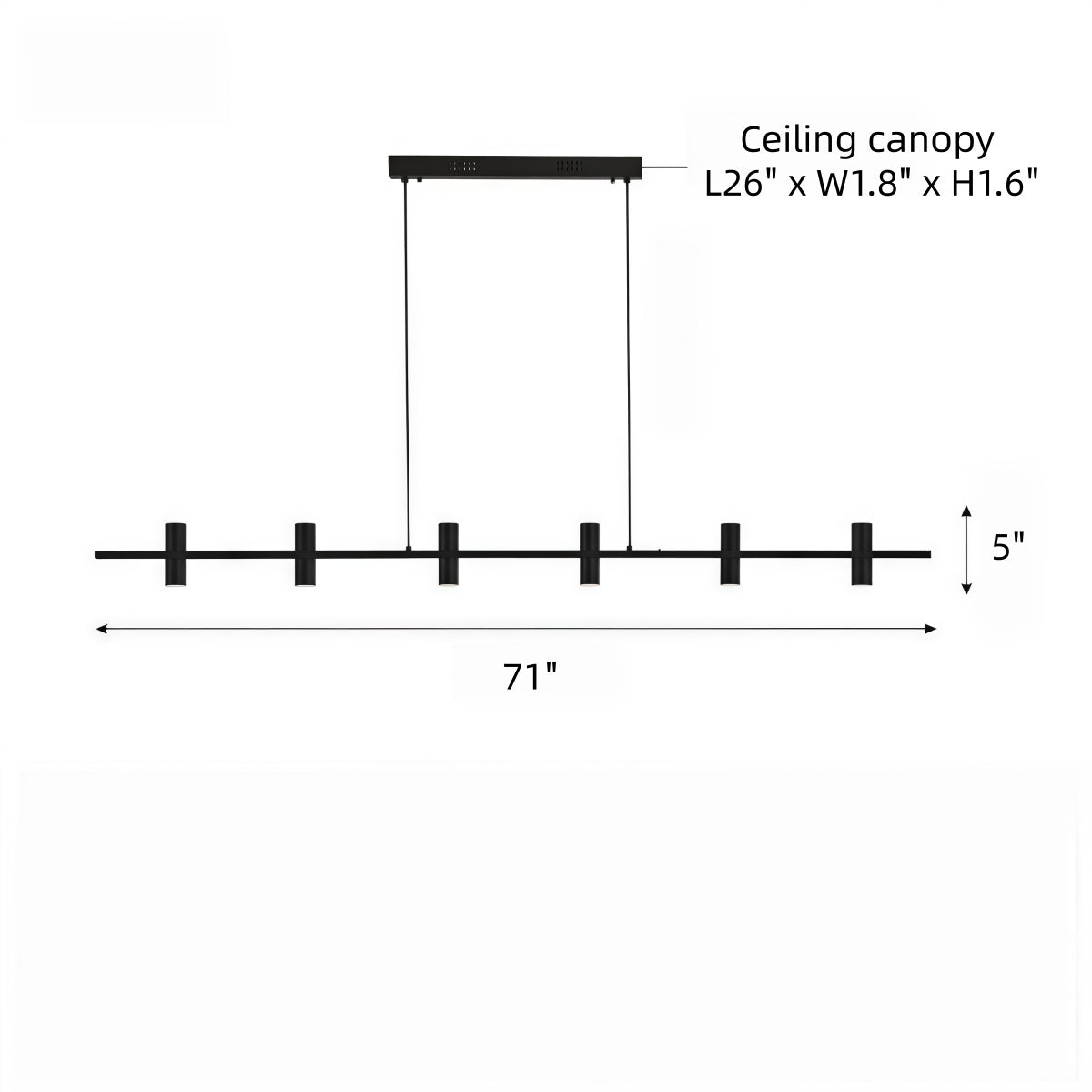Italian Minimalist Black Travertine Pendant Light for Dining Rooms Studios Studies