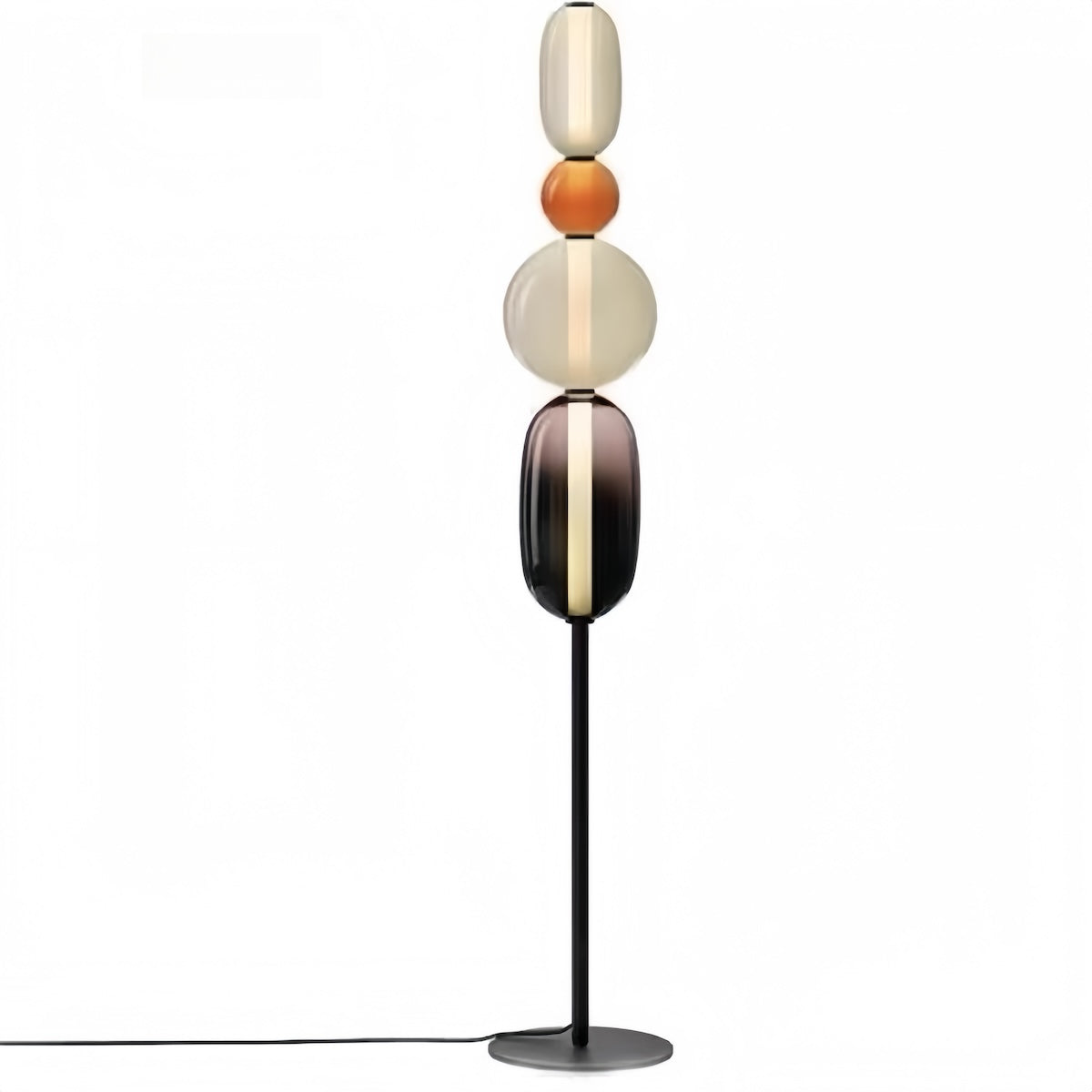 Handcrafted Glass Table Lamp – Elegant & Versatile Lighting for Any Space