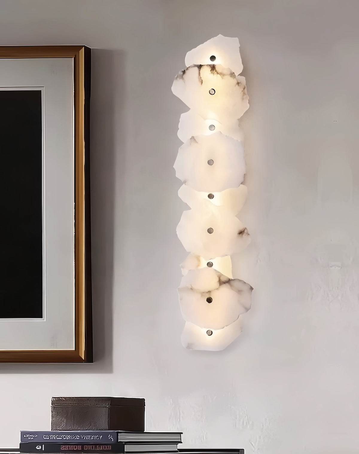 Marble Wall Light - Creative Solid Brass & Marble Wall Sconce Design