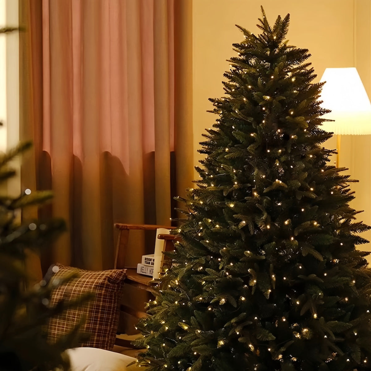 Christmas Tree with Lights – Modern Nordic INS Style DIY Home Decor