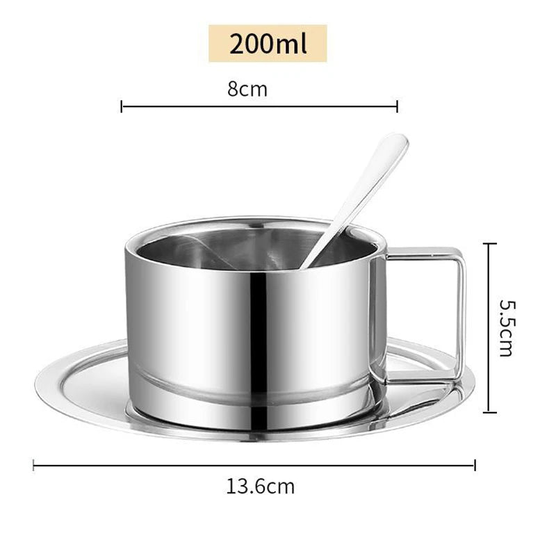 Reusable Coffee Cup - Elegant Stainless Steel Travel Mug - motivodecor.com