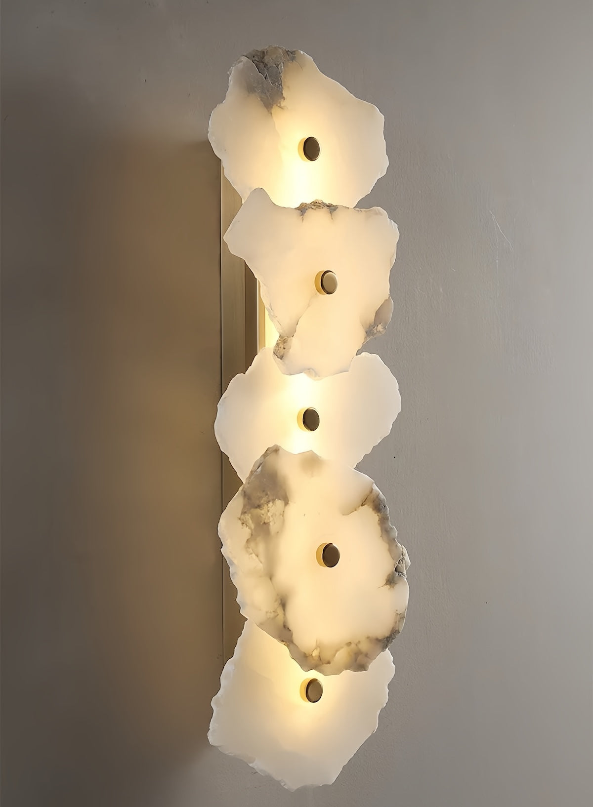 Marble Wall Light - Creative Solid Brass & Marble Wall Sconce Design