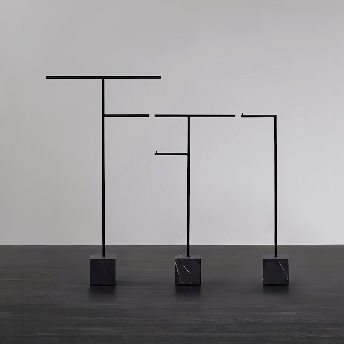 Free Standing Towel Rack - Elegant Marble-Inspired Stainless Steel Design