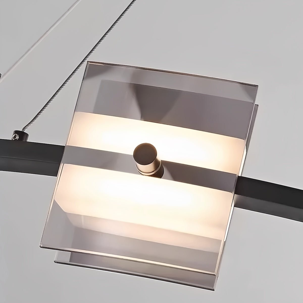 Art Deco Chandelier | Modern Glass Pendant Light for Dining & Bar