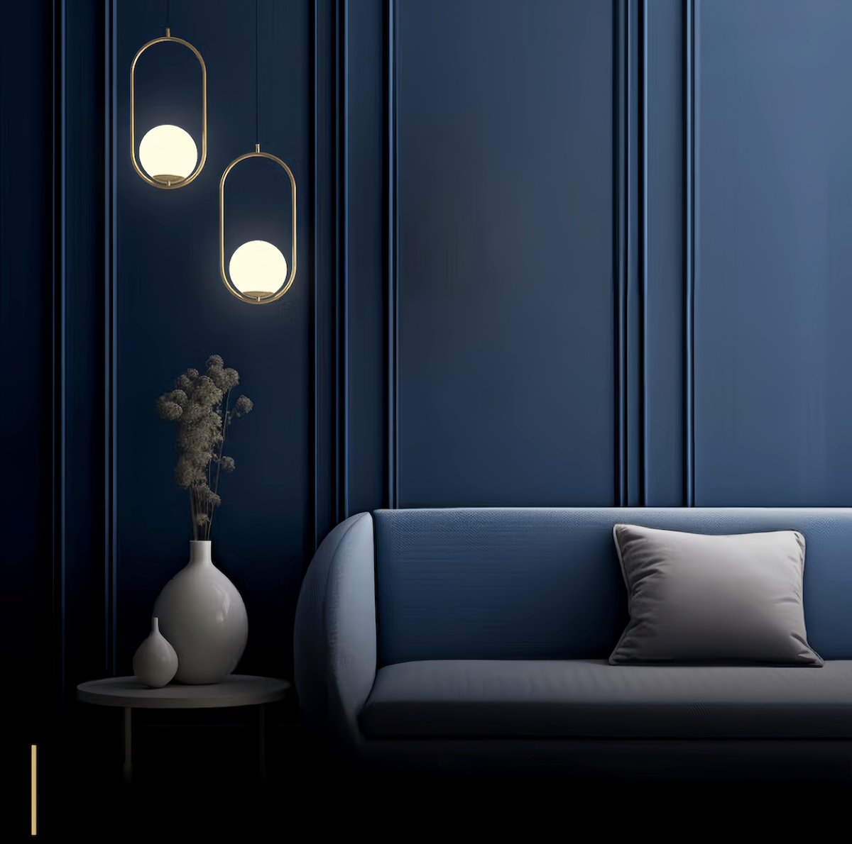 Gold Pendant Light - Elegant Brushed Gold Modern Pendant Lighting