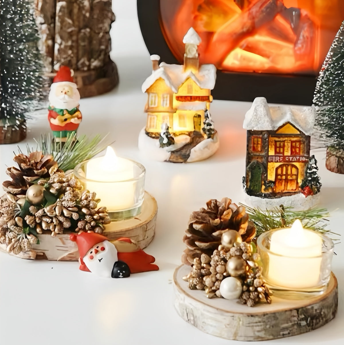 Christmas holiday ornaments - Festive Table Decor & Miniatures for Christmas
