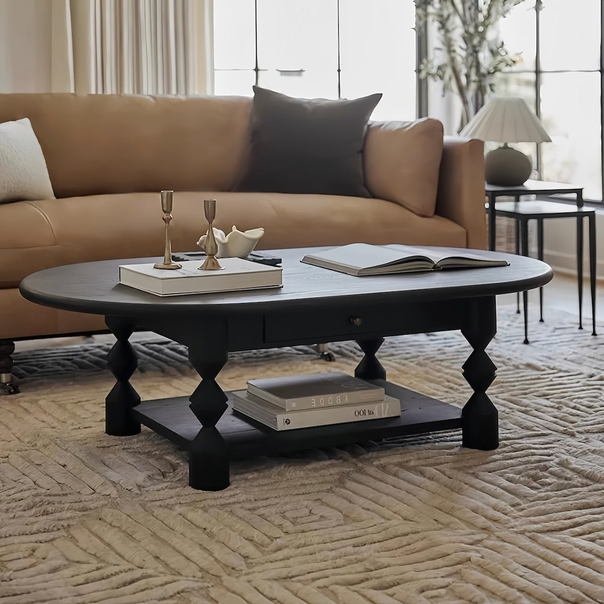 Coffee Table with Drawer | Fletcher Vintage Solid Wood Design