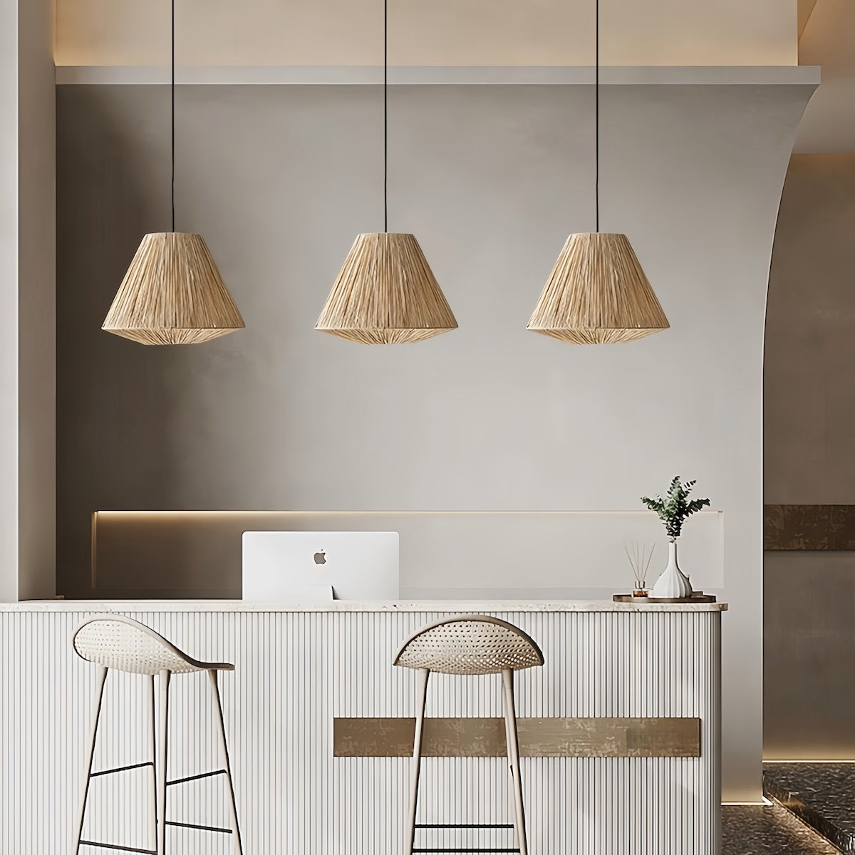 Rattan Pendant Light Creative & Unique Lamp for Bedroom, Dining, Bar