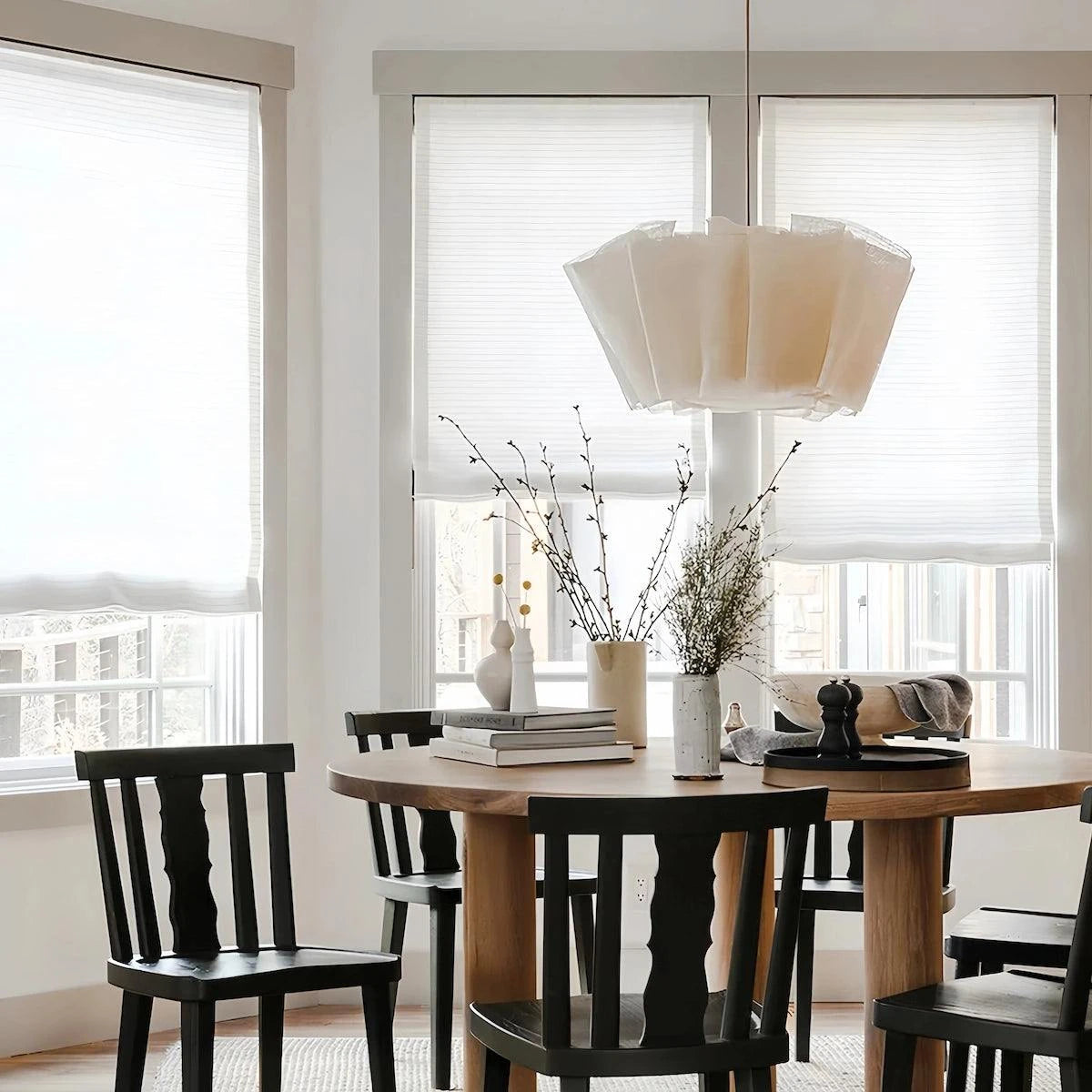 Japanese-Style Nordic Cream-Colored Bedroom Pendant Light - Vintage Rattan Chandelier