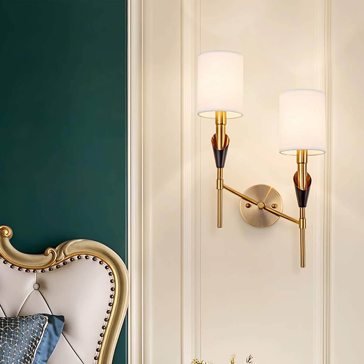 Postmodern Nordic Style Wall Lamp - Retro Luxury Bedroom & Hallway Lighting