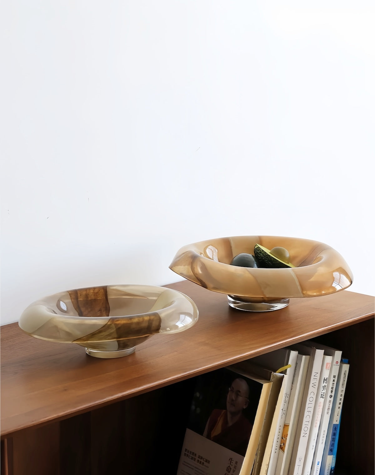 Fruit Platter - High-End Handcrafted Glass Fruit Bowl for Elegant Living Rooms
