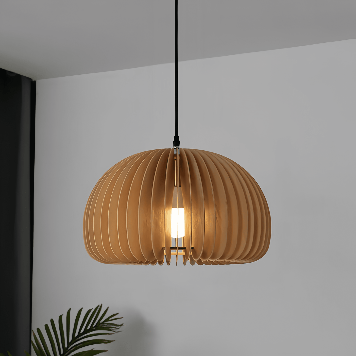 Customizable Wood Pendant Light: Adjustable Elegance - motivodecor.com