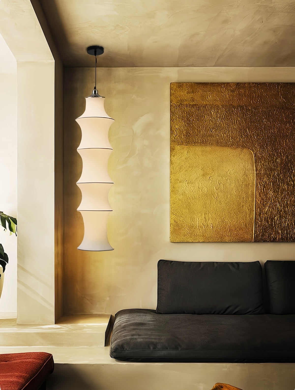 Hanging Pendant Light - Vintage Retro Bamboo Chandelier for Any Room