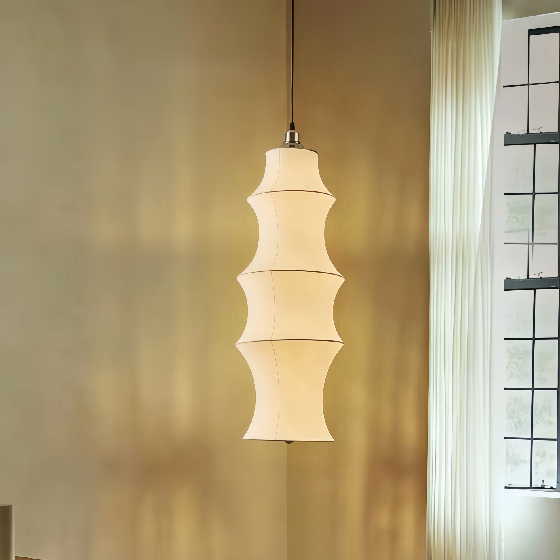 Hanging Pendant Light - Vintage Retro Bamboo Chandelier for Any Room