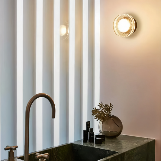 Creative Minimalist Wall Light – Artistic Round Vanity & Accent Lamp