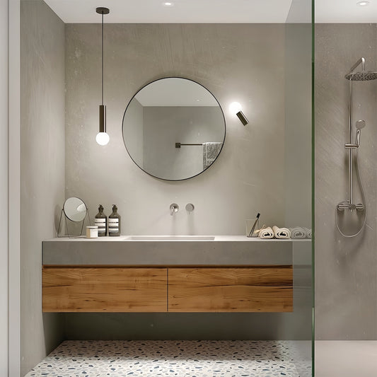 Bathroom Vanity Lights – Nordic Minimalist Globe Pendant Light for Bathrooms & Bars