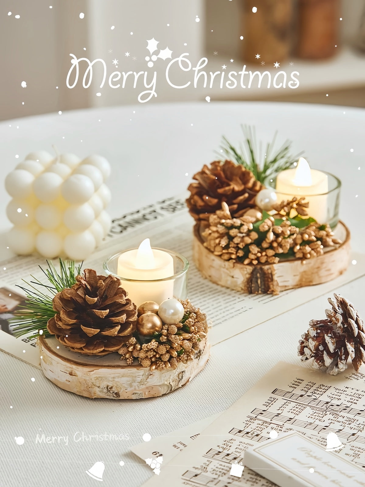 Christmas holiday ornaments - Festive Table Decor & Miniatures for Christmas