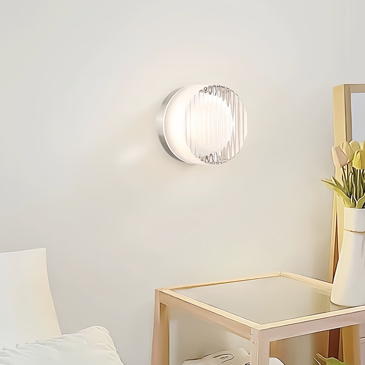 Wall Light Fixture - Nordic Glass Wall Lamp for Elegant Ambient Lighting