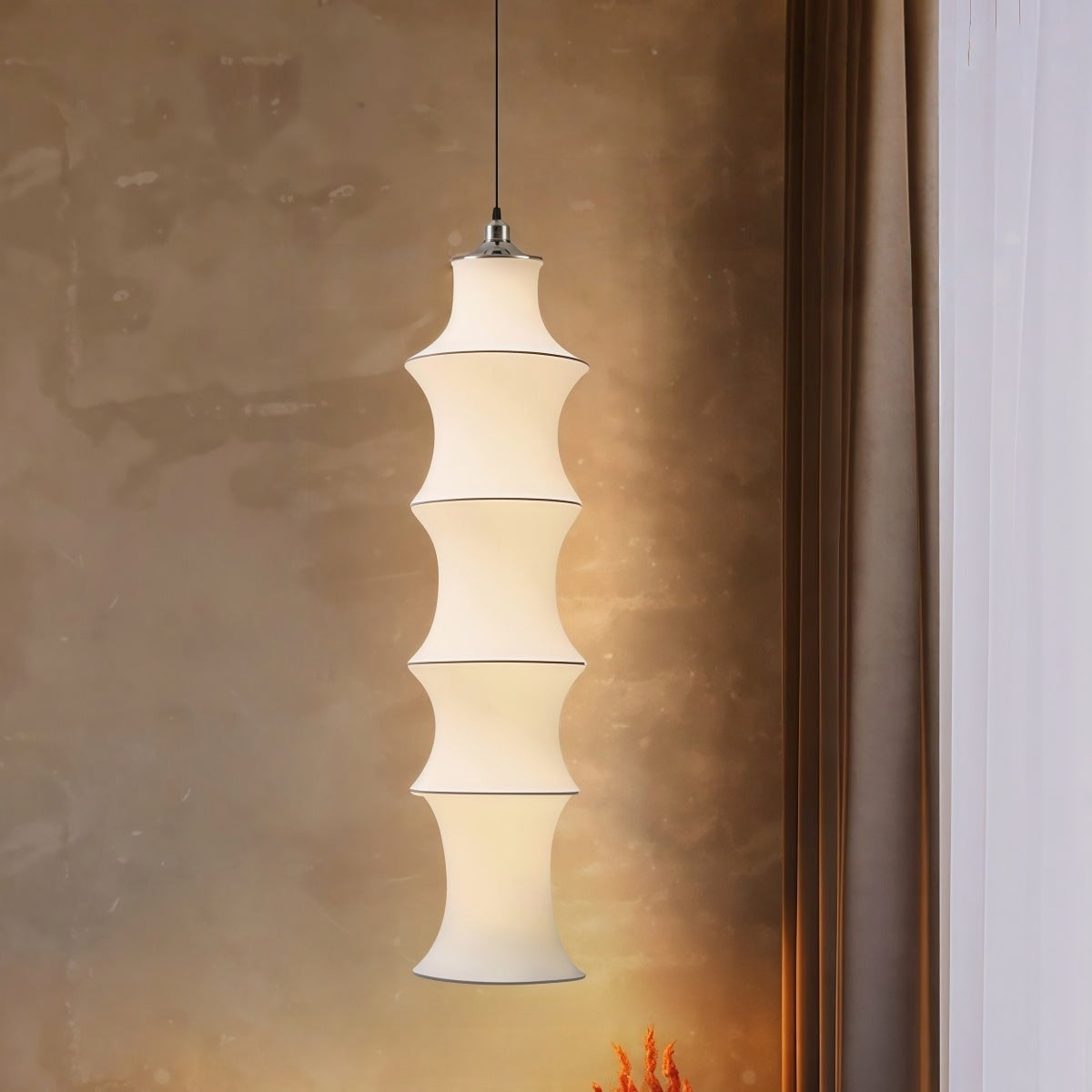 Hanging Pendant Light - Vintage Retro Bamboo Chandelier for Any Room