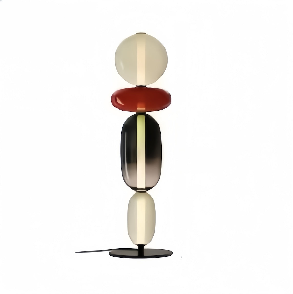Handcrafted Glass Table Lamp – Elegant & Versatile Lighting for Any Space
