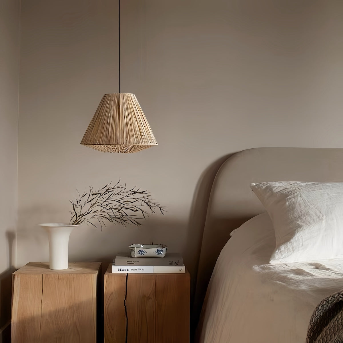 Rattan Pendant Light Creative & Unique Lamp for Bedroom, Dining, Bar