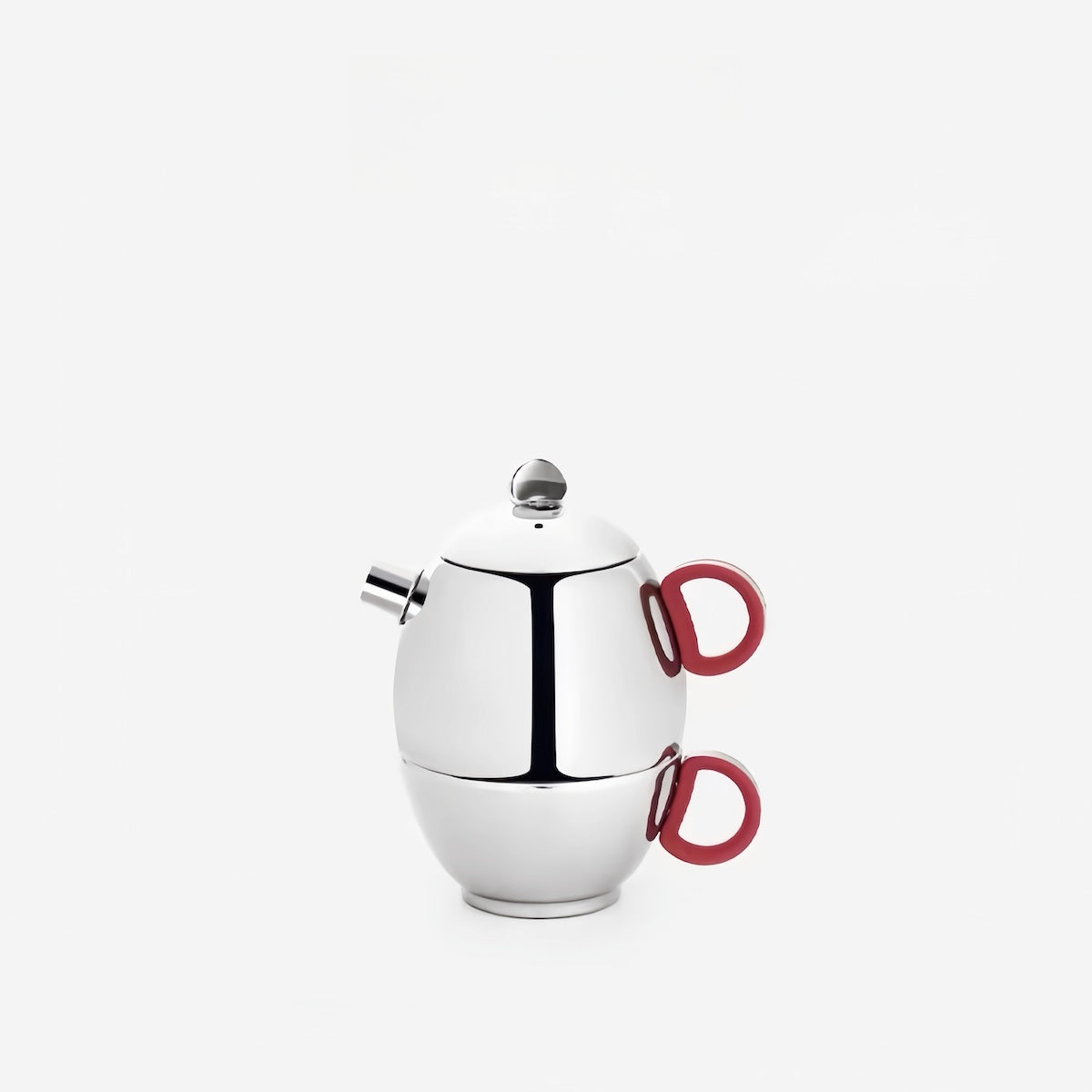 Teapot Set – Elegant Letter-shaped Stainless Steel Design for Stylish Tea Moments