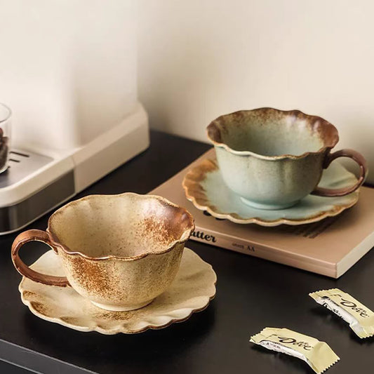 Ceramic Coffee Cup with Kiln-Glaze Finish