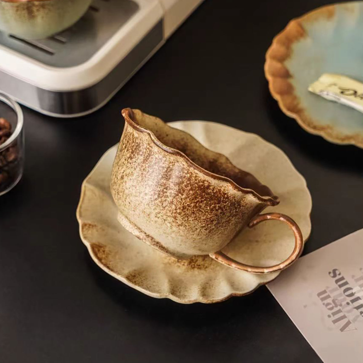 Coffee Cup French Vintage Style