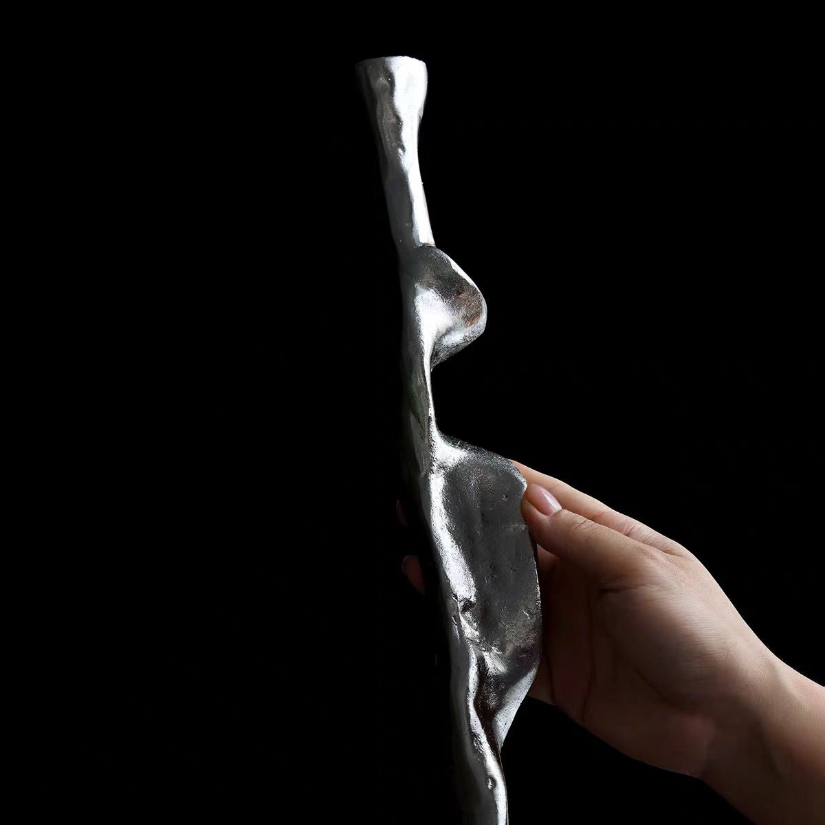 Light Luxury Minimalist Metal Candlestick for Home & Table Decor