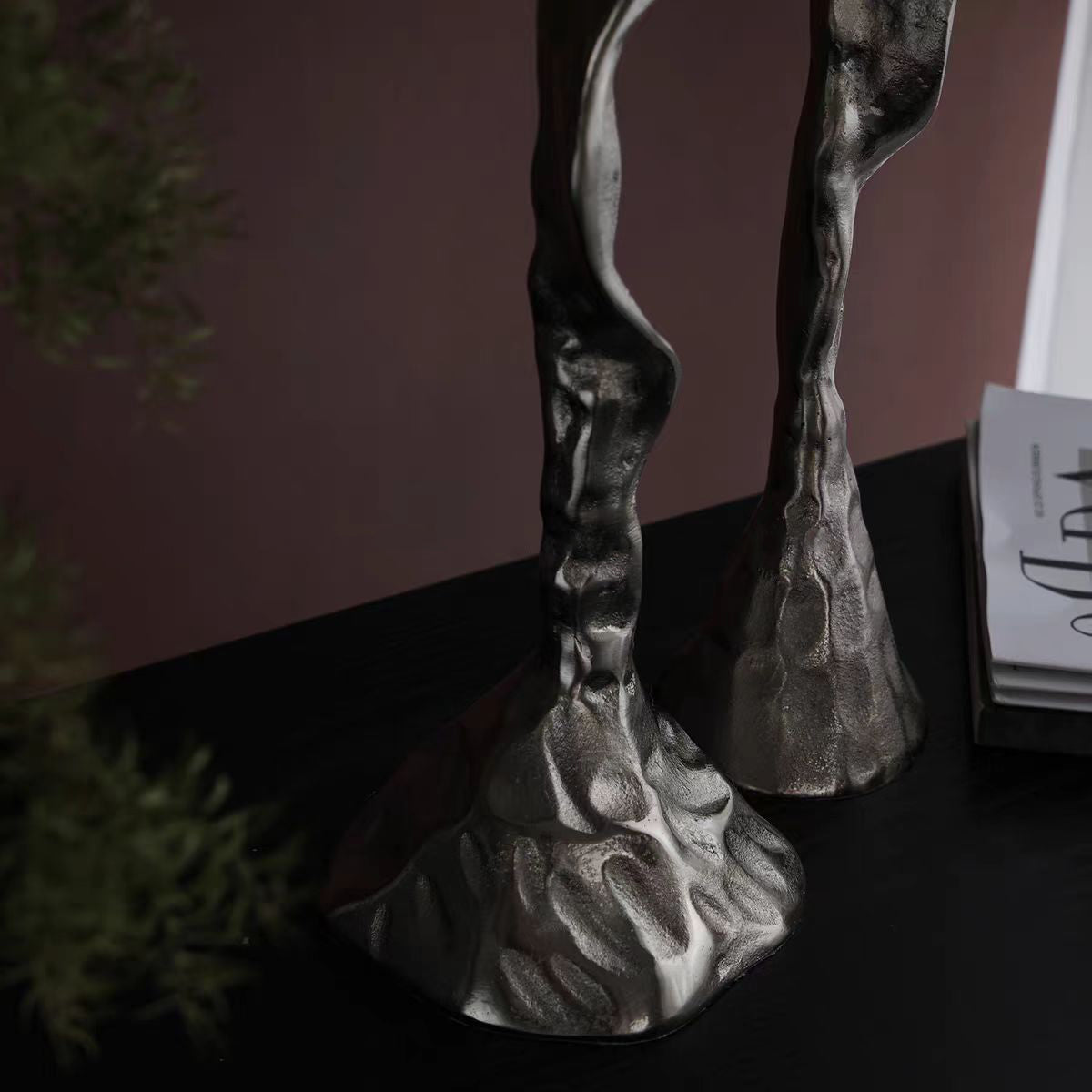 Light Luxury Minimalist Metal Candlestick for Home & Table Decor