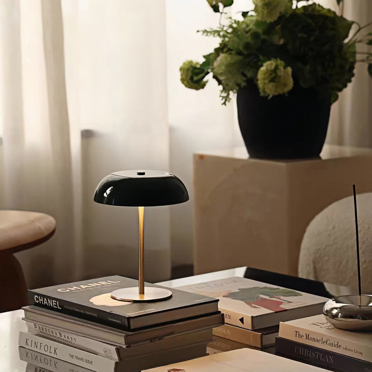 Rechargeable Lamp | Vintage Bedside Night Light with Dimmable Warm Glow