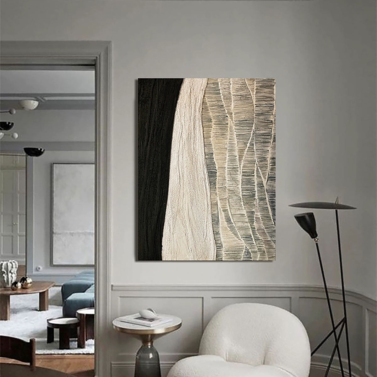 Wabi-Sabi Abstract Textured Art