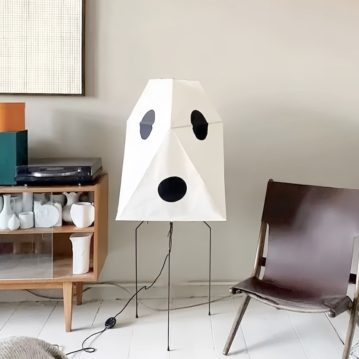 Akari Rice Paper Floor Lamp for Living Room - motivodecor.com