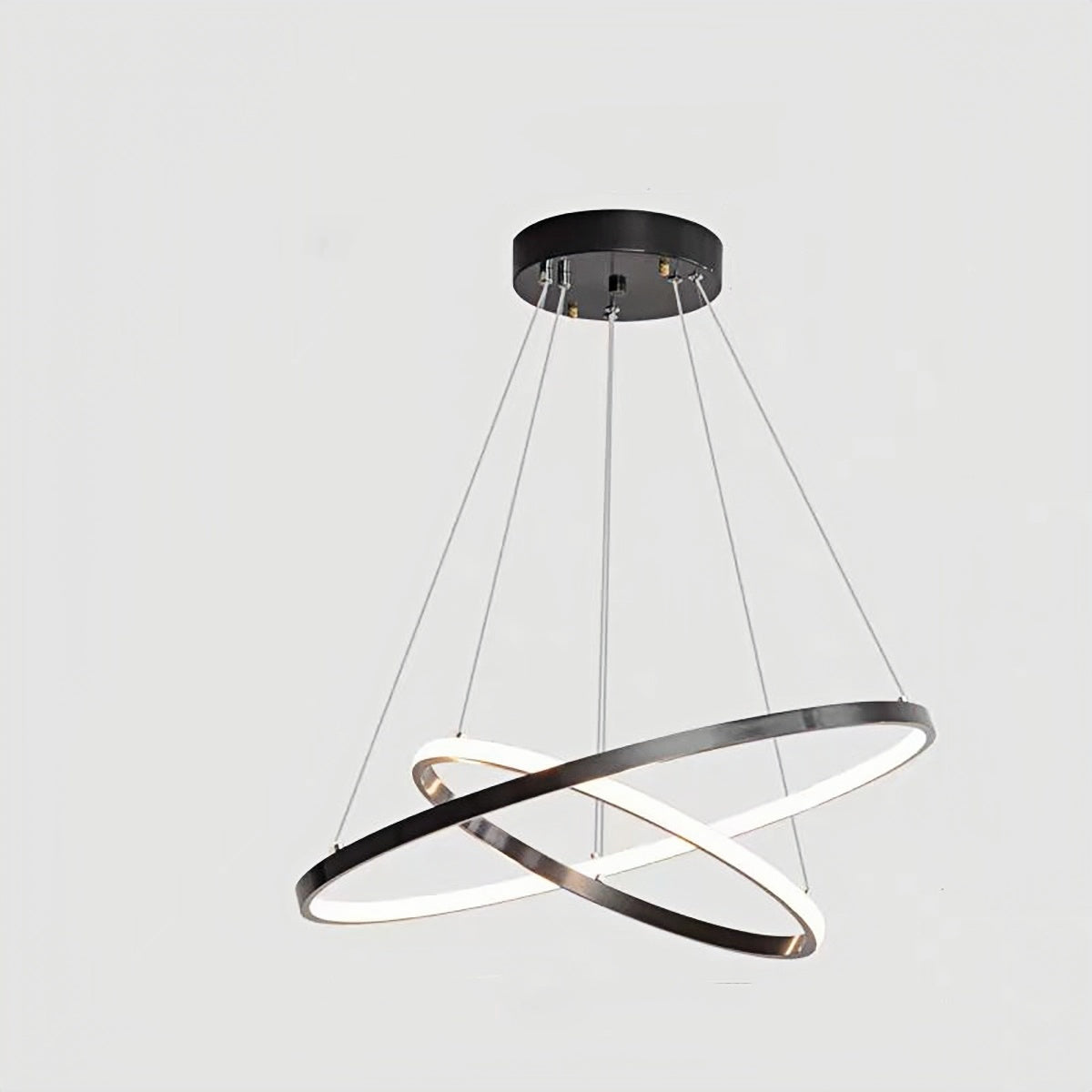 Brass Pendant Light - Modern Ring Pendant Lighting for Living & Dining