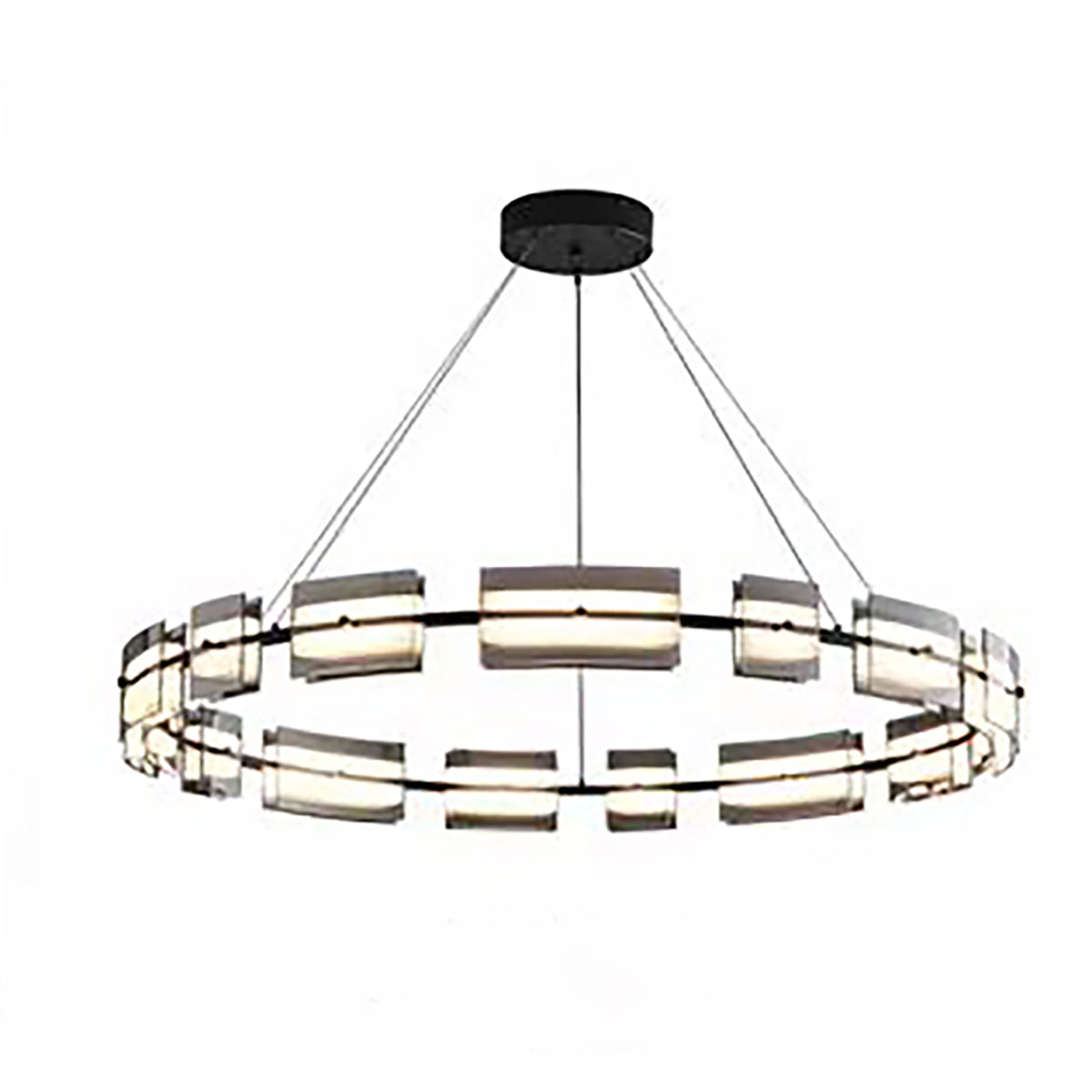 Art Deco Chandelier | Modern Glass Pendant Light for Dining & Bar