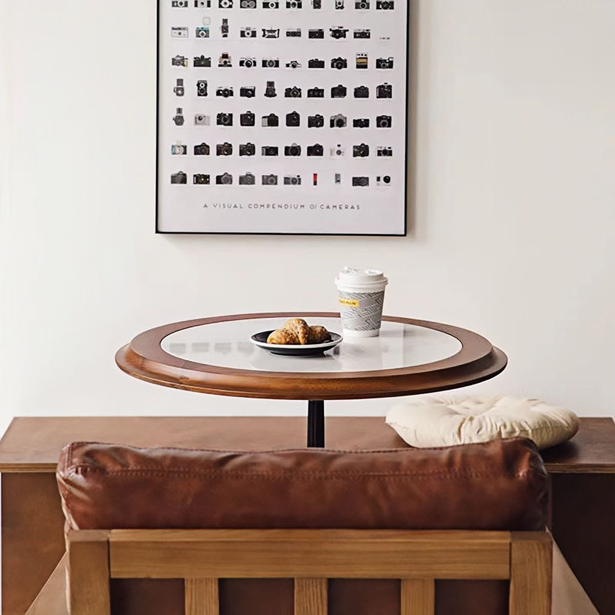 Solid Wood & Sintered Stone Table