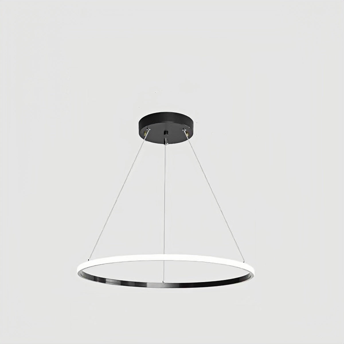 Brass Pendant Light - Modern Ring Pendant Lighting for Living & Dining