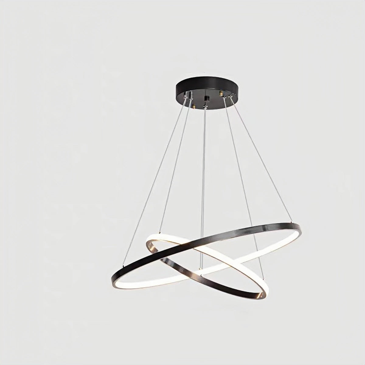 Brass Pendant Light - Modern Ring Pendant Lighting for Living & Dining