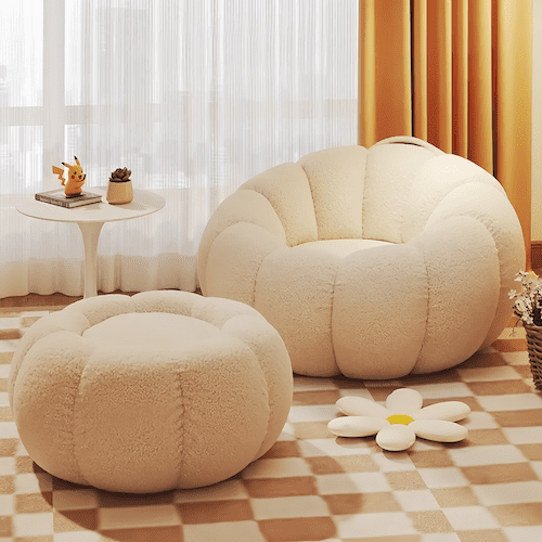 Fluffy Chair - motivodecor.com