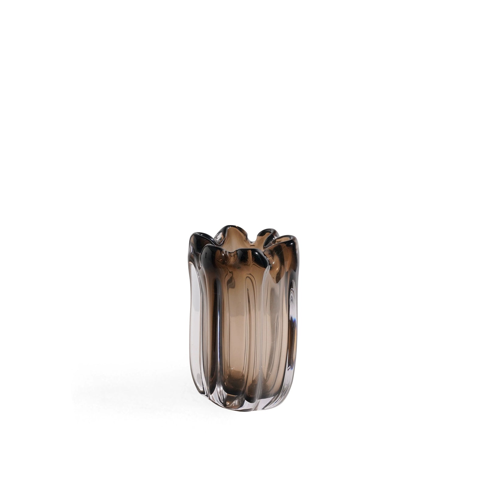 Glass Vase - Modern Luxury Wide-Mouth Crystal Design for Elegant Decor