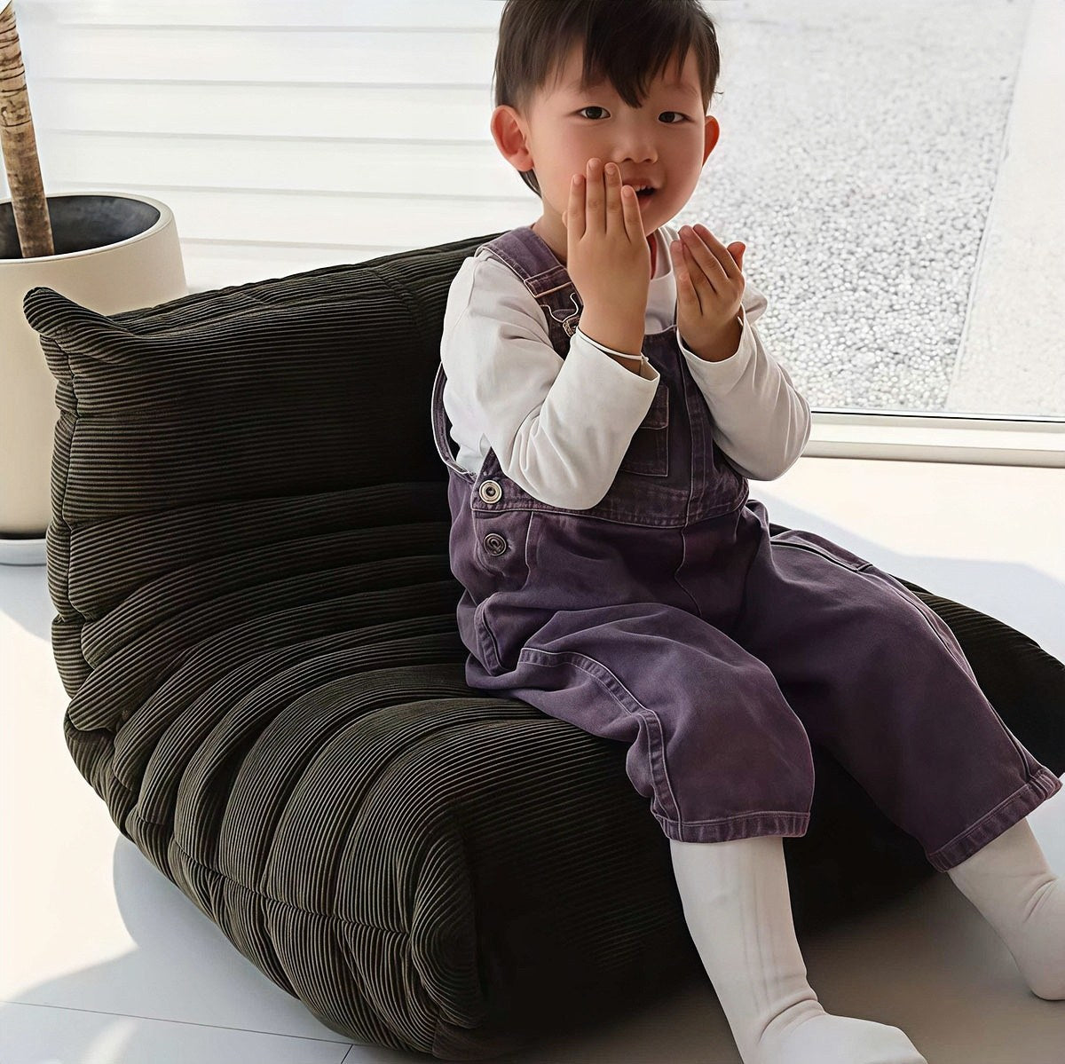 Lazy Togo Sofa – Green Kids’ Bean Bag Chair